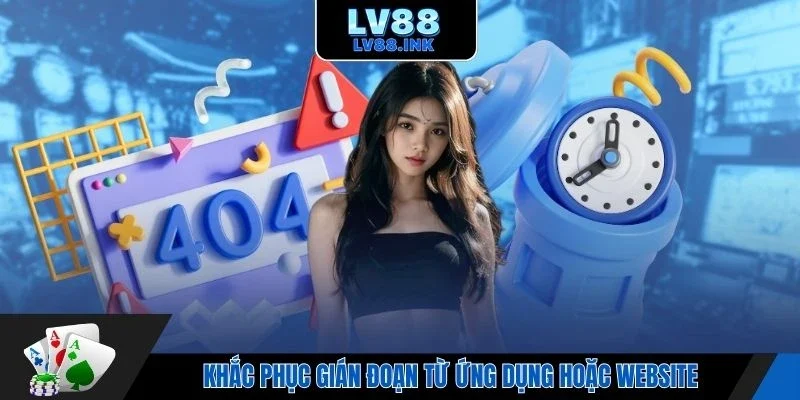 Khắc phục gián đoạn từ ứng dụng hoặc website