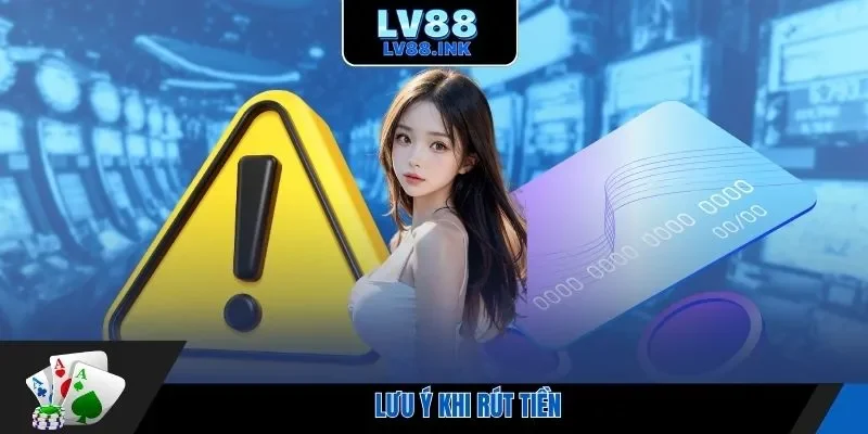 Lưu ý khi rút tiền