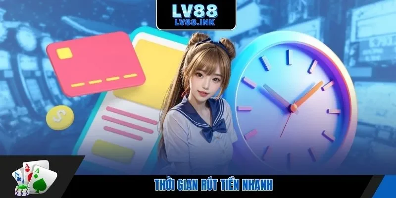 Thời gian rút tiền nhanh