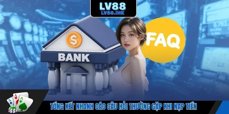 Tổng kết nhanh các câu hỏi thường gặp khi nạp tiền