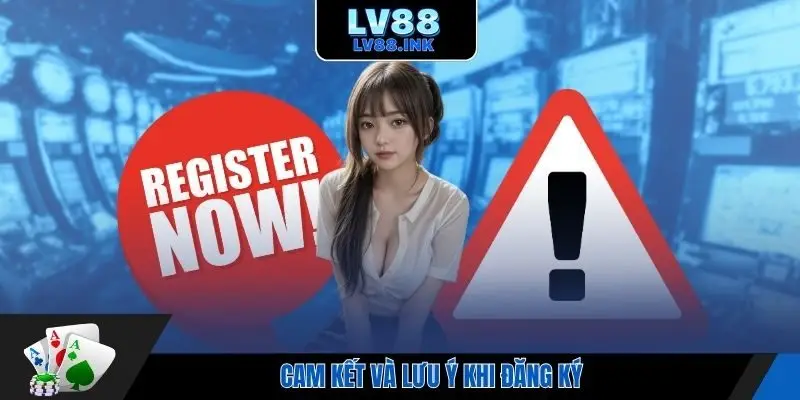 Cam kết và lưu ý khi đăng ký