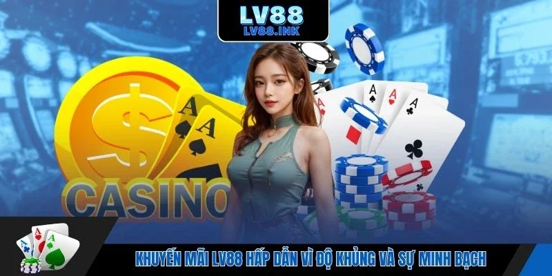 Khuyến mãi LV88 hấp dẫn vì độ khủng và sự minh bạch